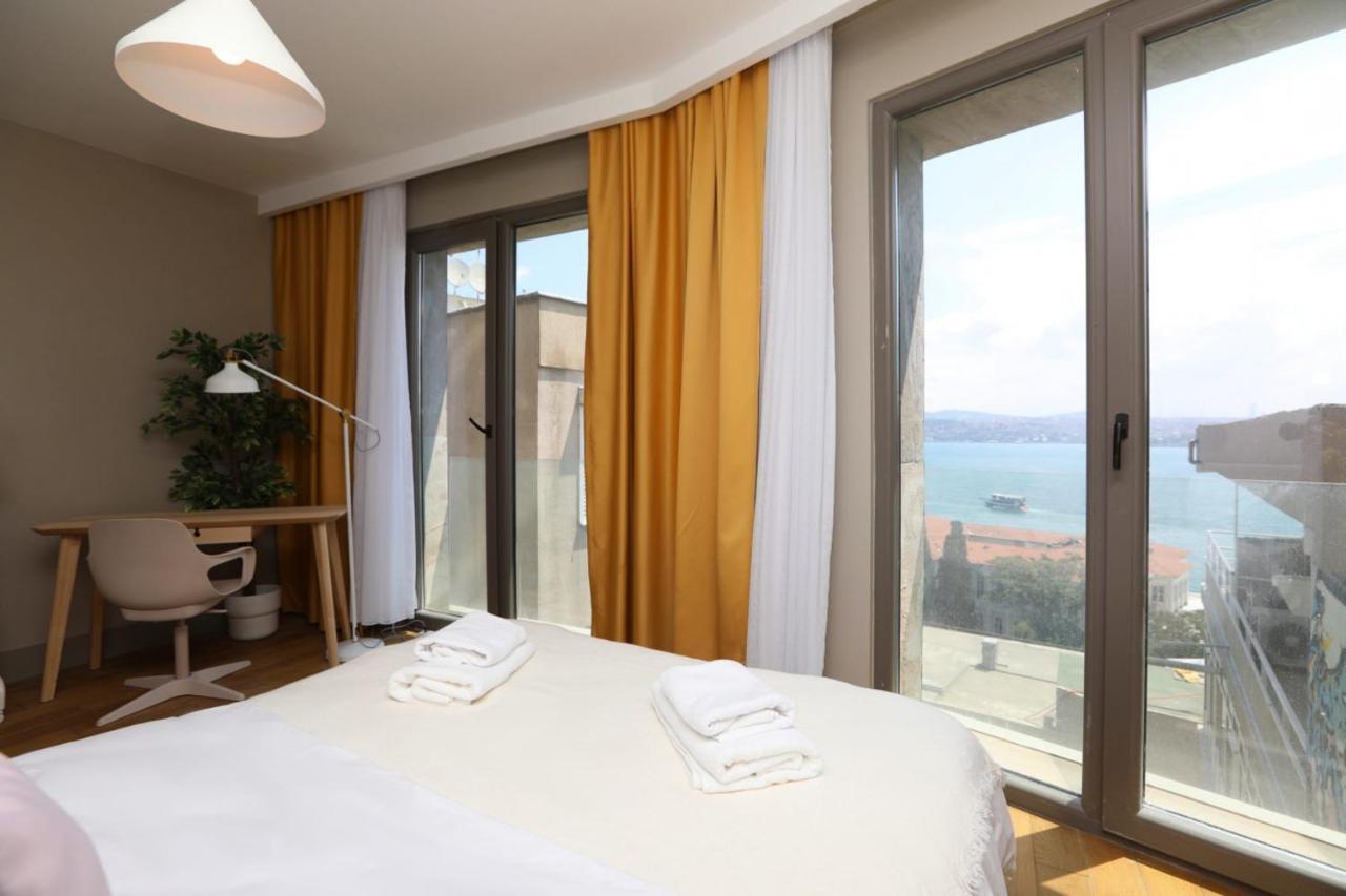 Excellent Flat W 360 Bosphorus View In Cihangir 이스탄불 외부 사진