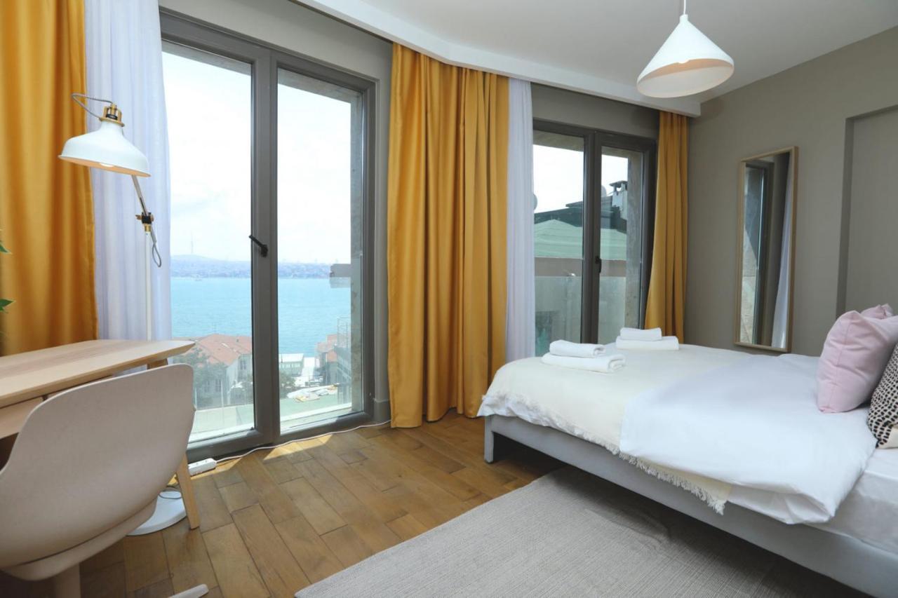Excellent Flat W 360 Bosphorus View In Cihangir 이스탄불 외부 사진
